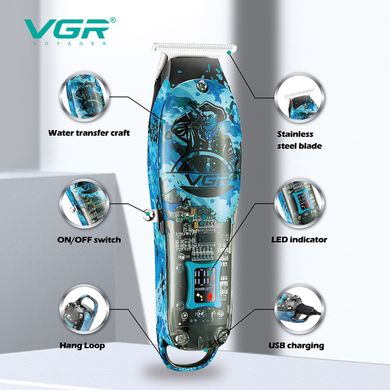 Фото Машинка для стрижки волосся та бороди VGR Professional Hair Trimmer V-923 923