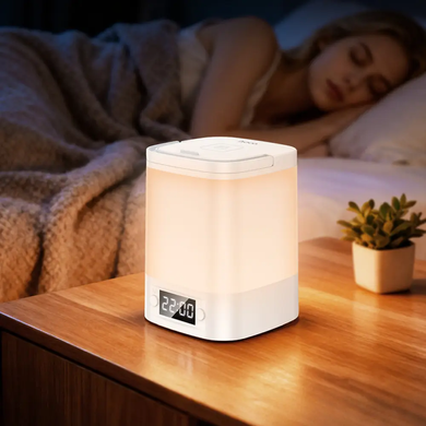 Фото Портативный ночник с часами Hoco HX15 Portable Night Light With Clock HX15