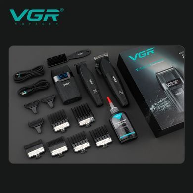 Фото Профессиональный набор для стрижки VGR V-640 S3 Barber Combo 3 в 1 черный V-640 S3