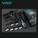 Профессиональный набор для стрижки VGR V-640 S3 Barber Combo 3 в 1 черный