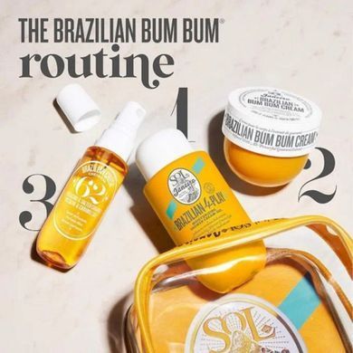 Дорожный набор для тела Sol de Janeiro Bum Bum  Jet Set сумка