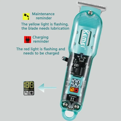 Фото Машинка для стрижки с дисплеем триммер Kemei KM 1133 KM-1133