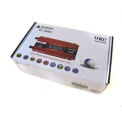 Фото Преобразователь напряжения UKC 1000W AC/DC KC-1000D с дисплеем  100002