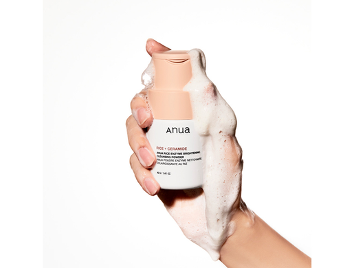 Глибоко очищаюча ензимна пудра для сяйва шкіри з екстрактом рису Anua Rice Enzyme Brightening Cleansing Powder, 40г