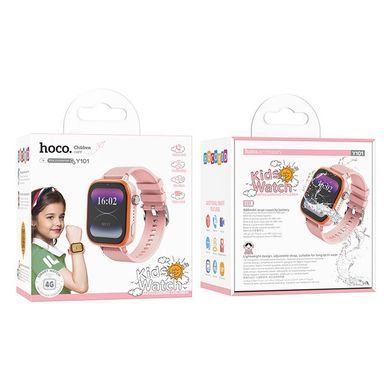 Фото Детские смарт часы Smart Watch Hoco Y101 4G  Y101  pink