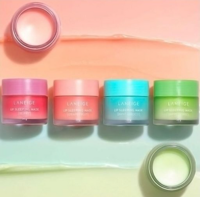 Фото Набір масок для губ Laneige Lip Sleeping Mask Mini Kit, 4*8г Lip Sleeping Mask Mini