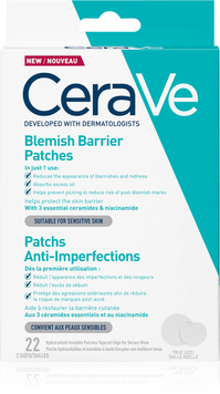 Гидроколлоидные патчи для лица CeraVe Blemish Barrier Patches 22 шт