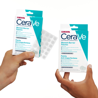 Гідроколоїдні патчі для обличчя CeraVe Blemish Barrier Patches 22 шт