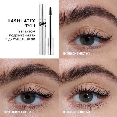 Подовжувальна туш для вій Yves Saint Laurent Lash Latex Lengthening & Lift Sculpting Mascara №1 Black
