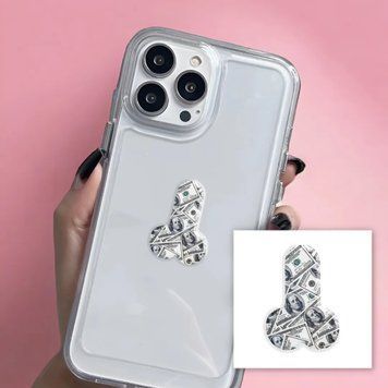 Фото 3D стикер объемные наклейки Dollar Love