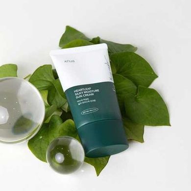 Солнцезащитный крем ANUA Heartleaf Silky Moisture Sunscreen SPF 50