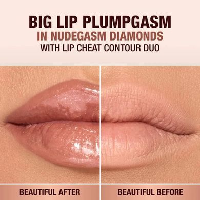 Фото Бальзам-блиск для губ Charlotte Tilbury Big Lip Plumpgasm 5,5 мл Nudegasm Diamonds