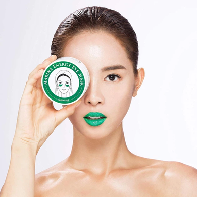 Фото Гідрогелеві патчі для шкіри навколо очей Shangpree Marine Energy Eye Mask 60 шт Shangpree Eye Mask
