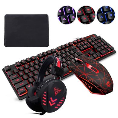 Фото Игровой набор клавиатура мышка наушники и коврик KIT GAMER K59   K59