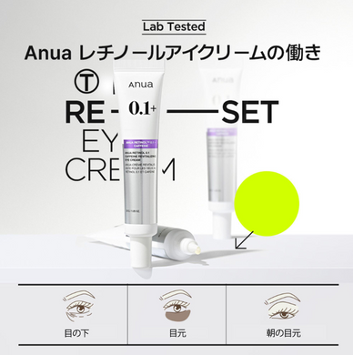 Крем для кожи вокруг глаз Anua Retinol 0.1 Caffeine Revitalizing Eye Cream, 30 г