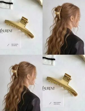 Фото Заколка для волосся YSL Beauty золотиста YSL Beauty Gold