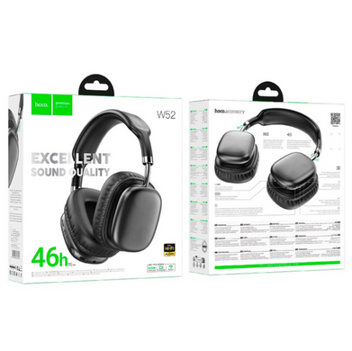Фото Наушники HOCO Wonderful BT headphones W52, BT 5.4,AUX/TF, 46h Wonderful BT headphones W52