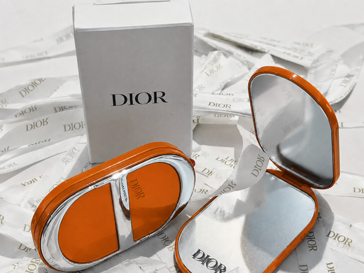 Дзеркало з тримачем для телефону Dior Makeup Mirror with Phone Holder Orange