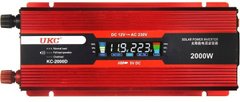 Фото Перетворювач напруги UKC-2000D 2000W з LCD дисплеєм 7489382392