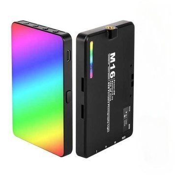 Фото Світлодіодна лампа для відеозйомки M16 RGB M16