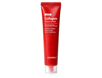 Фото Маска-плівка для щоденного догляду за обличчям MediPeel Red Lacto Collagen Wrapping Mask, 70 мл Lacto Collagen Wrapping