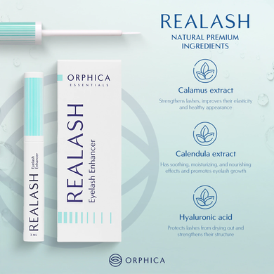 Фото Сыворотка для ресниц Orphica REALASH Eyelash Enhancer 3 мл Eyelash Enhancer
