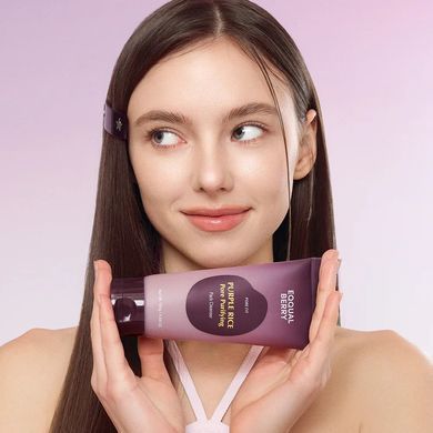 Фото Очищающая маска для лица EQQUALBERRY Purple Rice Pore Purifying Pack Cleanser Sea-Silt Clay 130 г Purple Rice Pack Cleanser