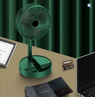 Фото Портативний настільний вентилятор Telescopic Folding Fan Telescopic