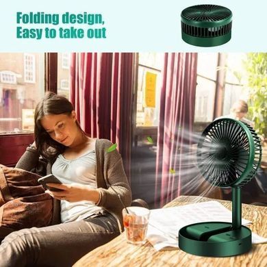Фото Портативний настільний вентилятор Telescopic Folding Fan Telescopic