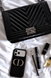 Дзеркало з тримачем для телефону Dior Makeup Mirror with Phone Holder Black