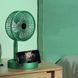 Портативний настільний вентилятор Telescopic Folding Fan Зелений