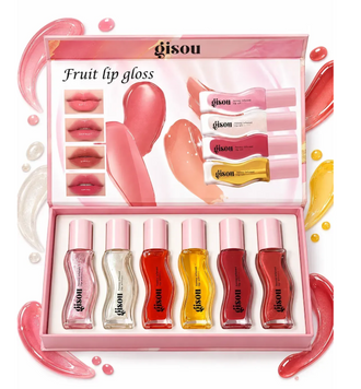 Фото Набір фруктових блисків для губ Gisou Fruit Lip Gloss Set 6 шт Lip Gloss Set 6 шт