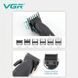 Профессиональная машинка для стрижки VGR V-640C с LED-дисплеем и керамическим лезвием