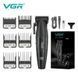 Профессиональная машинка для стрижки VGR V-640C с LED-дисплеем и керамическим лезвием